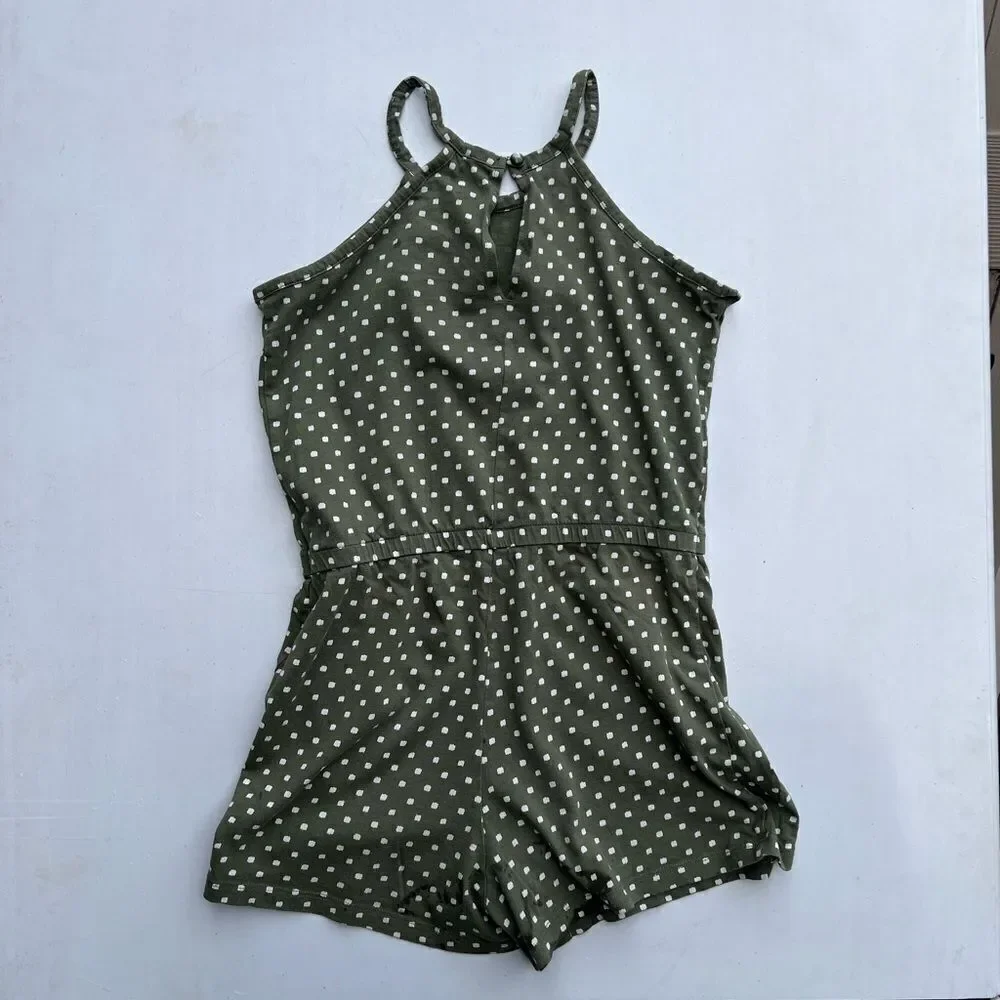 Old Navy Girls Polka For Shorts Romper Size Large (10-12)